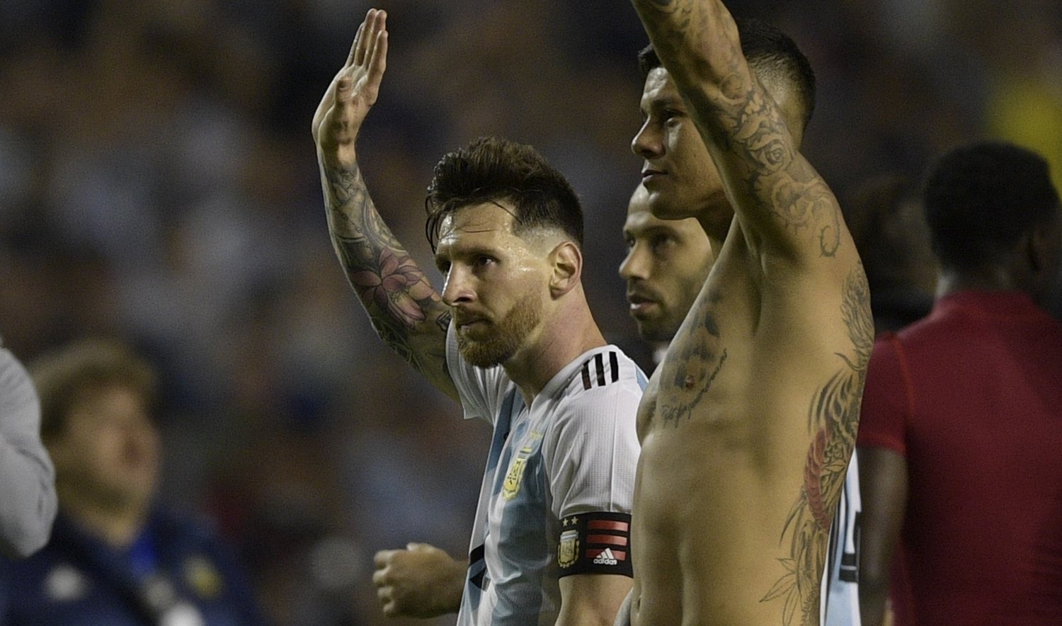 Lionel Messi fue la estrella del equipo en el triunfo de Argentina por 4 a 0 ante Haití. El capitán Albiceleste destacó el aliento en La Bombonera: "Sentimos el cariño de todos y no las puteadas como otras veces".